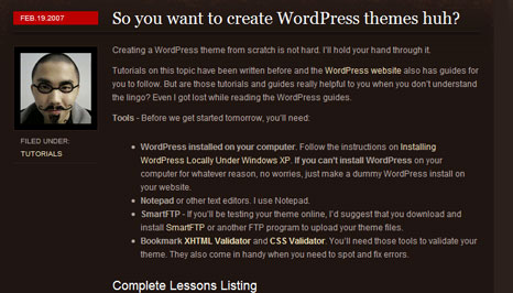 So you want to create WordPress themes huh?
